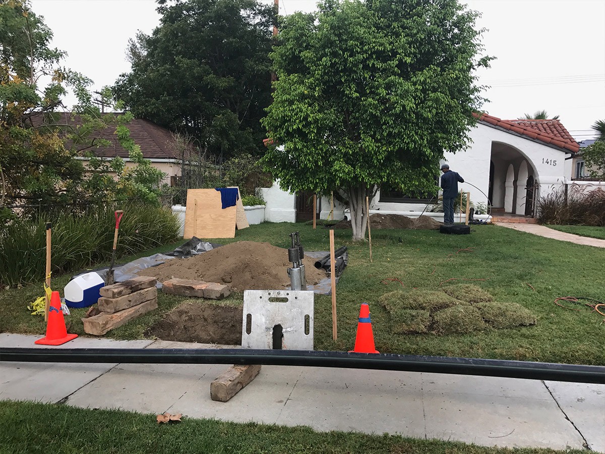 glendale-installation-teamrooter-2 Trenchless Sewer Replacement In Glendale, CA. Team Rooter