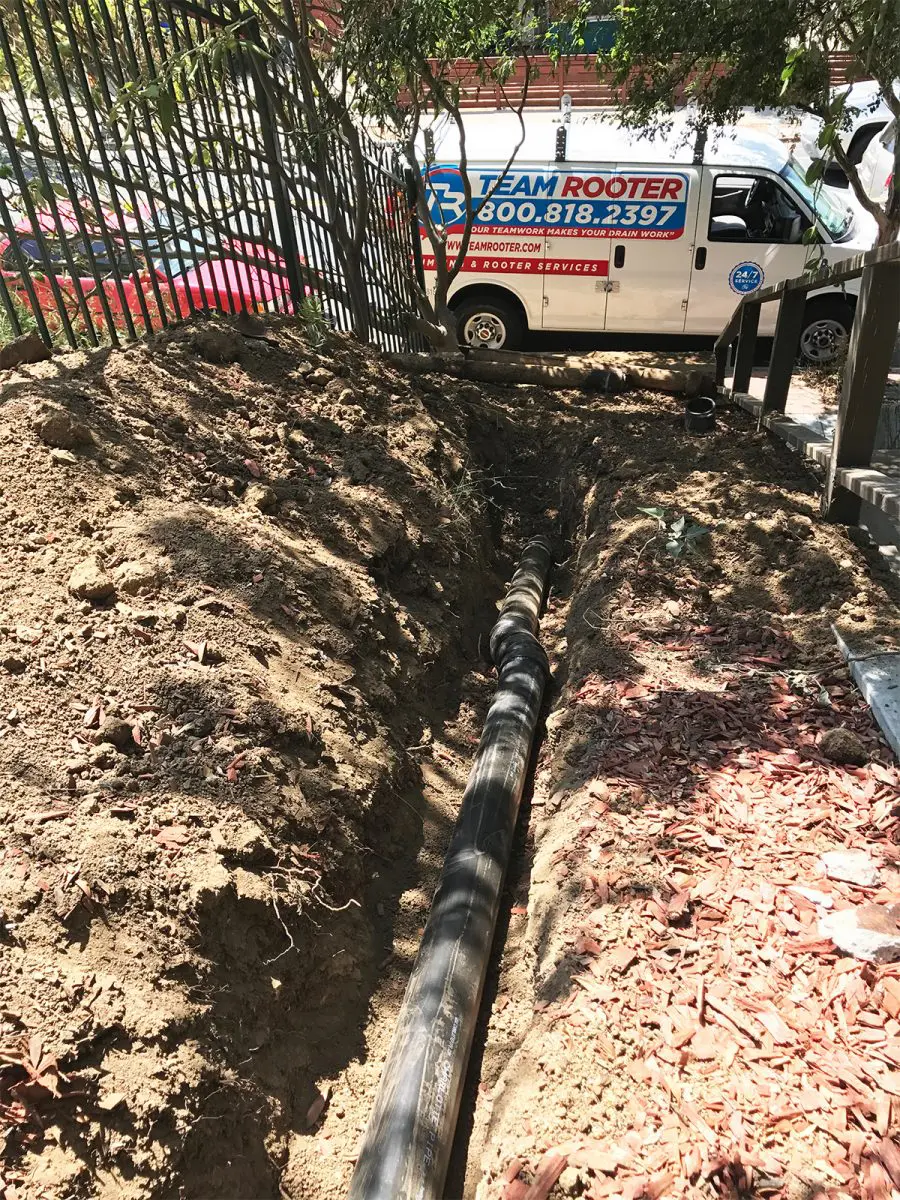 Sewer line replacement in Los Angeles