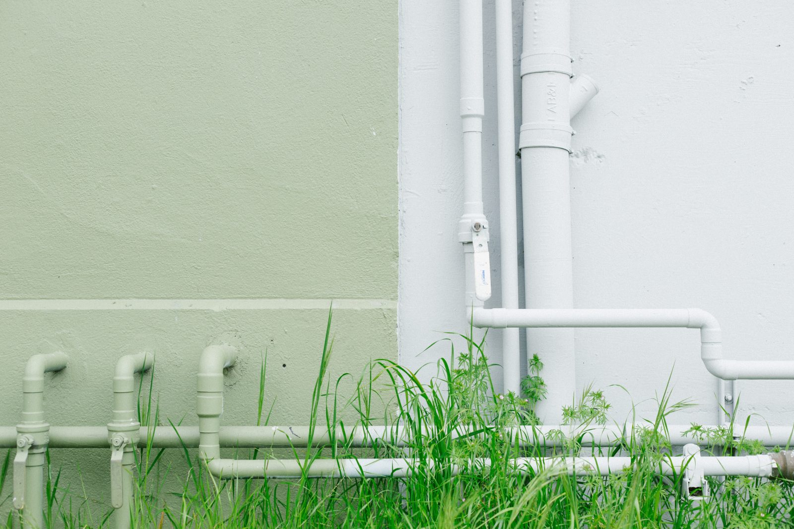 Outdoor Plumbing Pipes