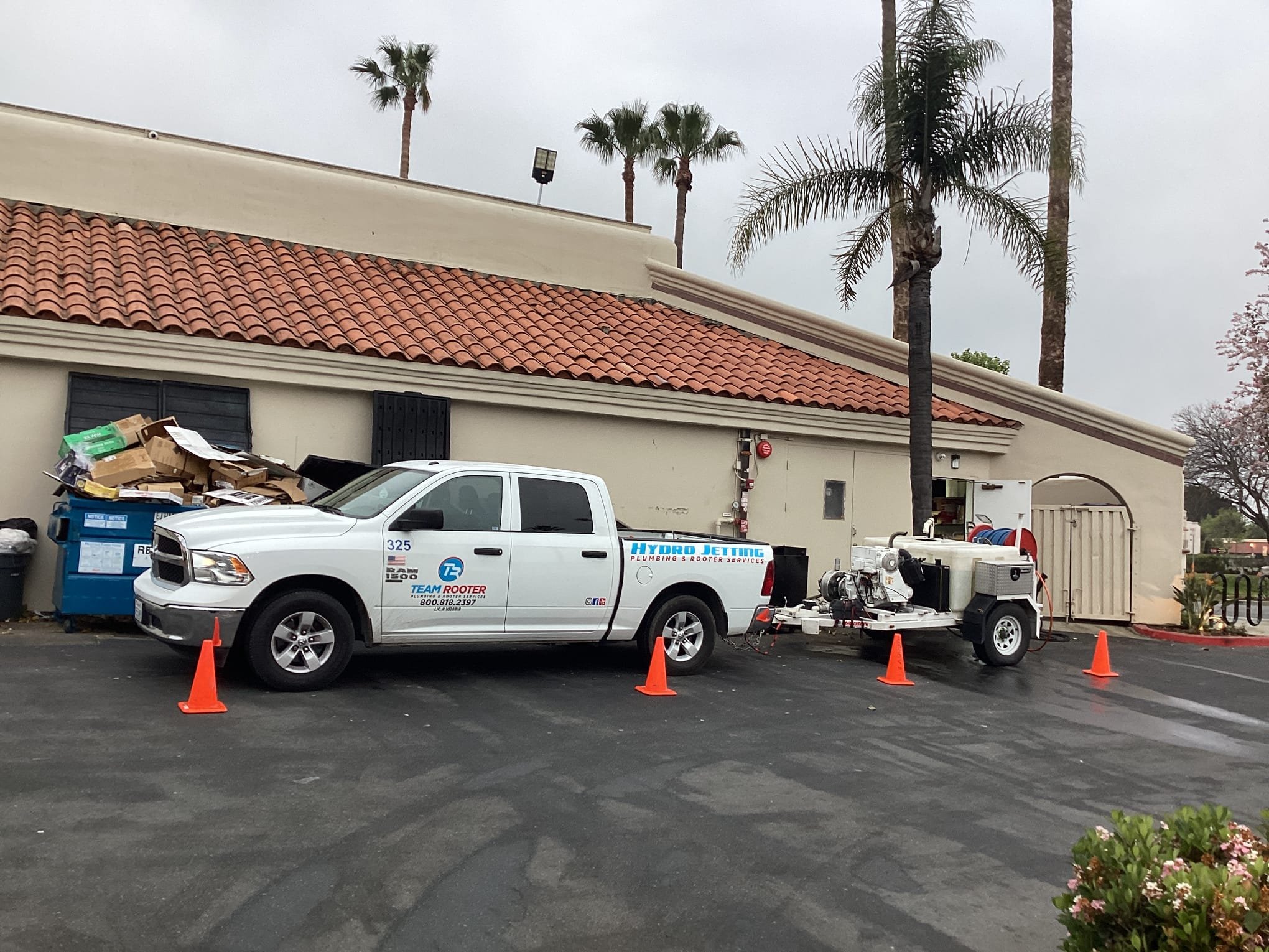 Team Rooter licensed and insured drain and sewer service technicians — Southern California
