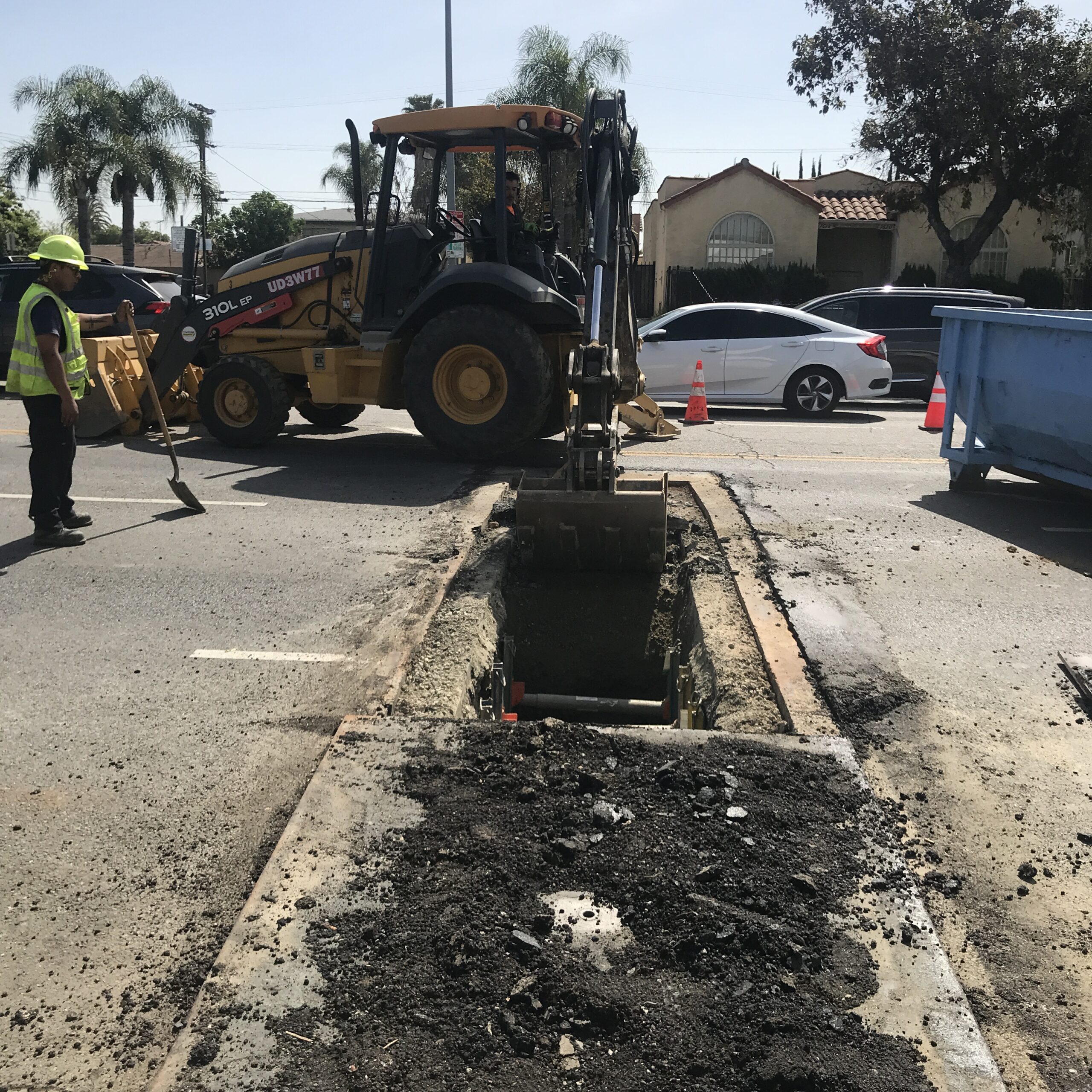 Team Rooter commercial plumbing crew at a Southern California property