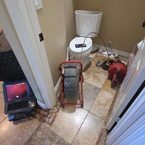 Bathroom Drain Line Excavation & Repair