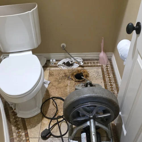 Bathroom Drain Line Excavation & Repair