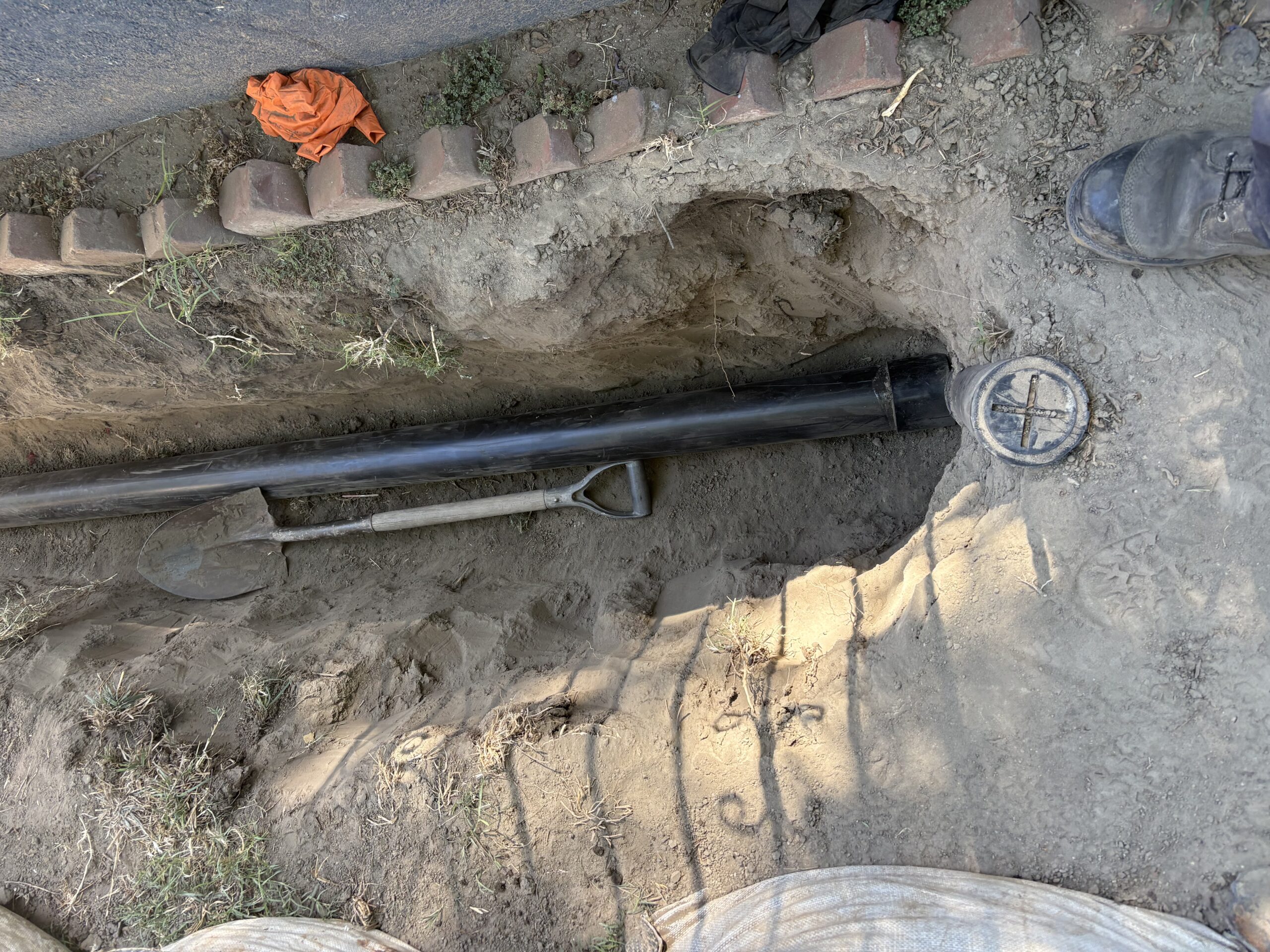 Cast Iron Sewer Line Replacement photo