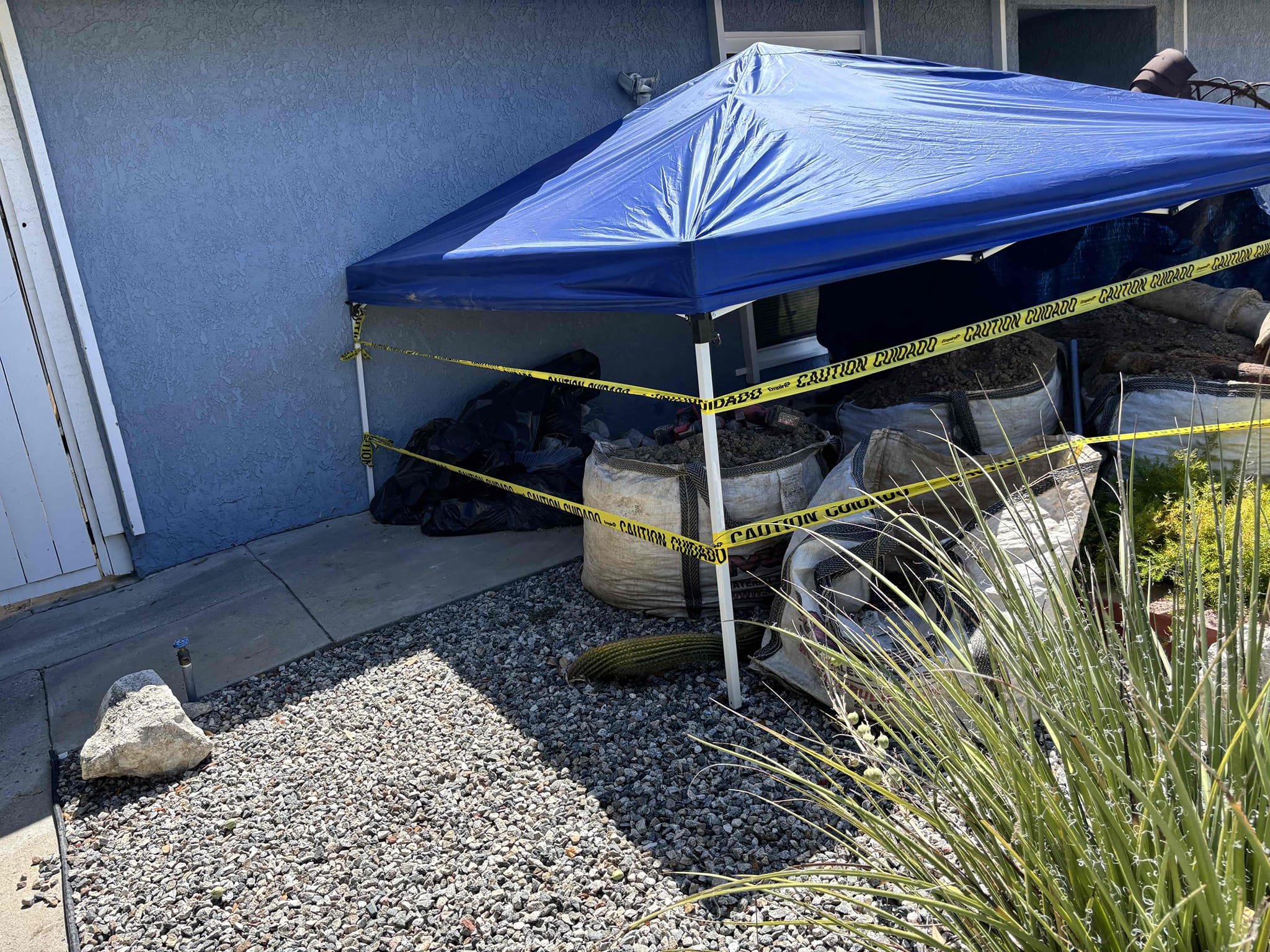 Clogged Drain Repair in Woodland Hills — during the work